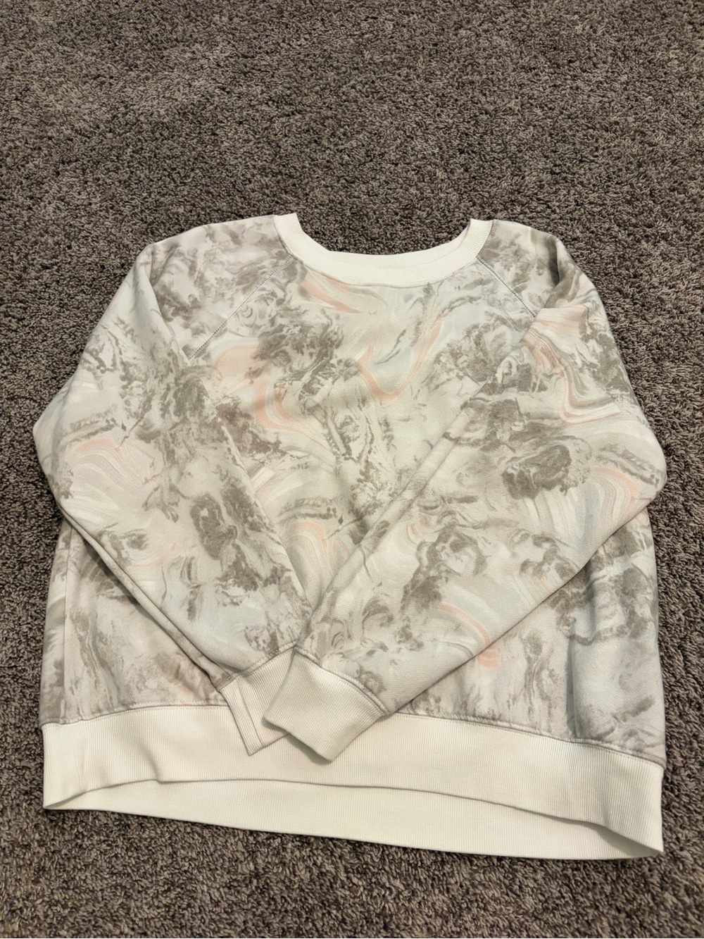 Old Navy White Crewneck Sweatshirt